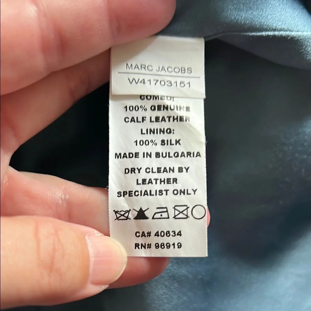 EUC Marc Jacobs Genuine Leather Mini Skirt XS - Picture 10 of 12